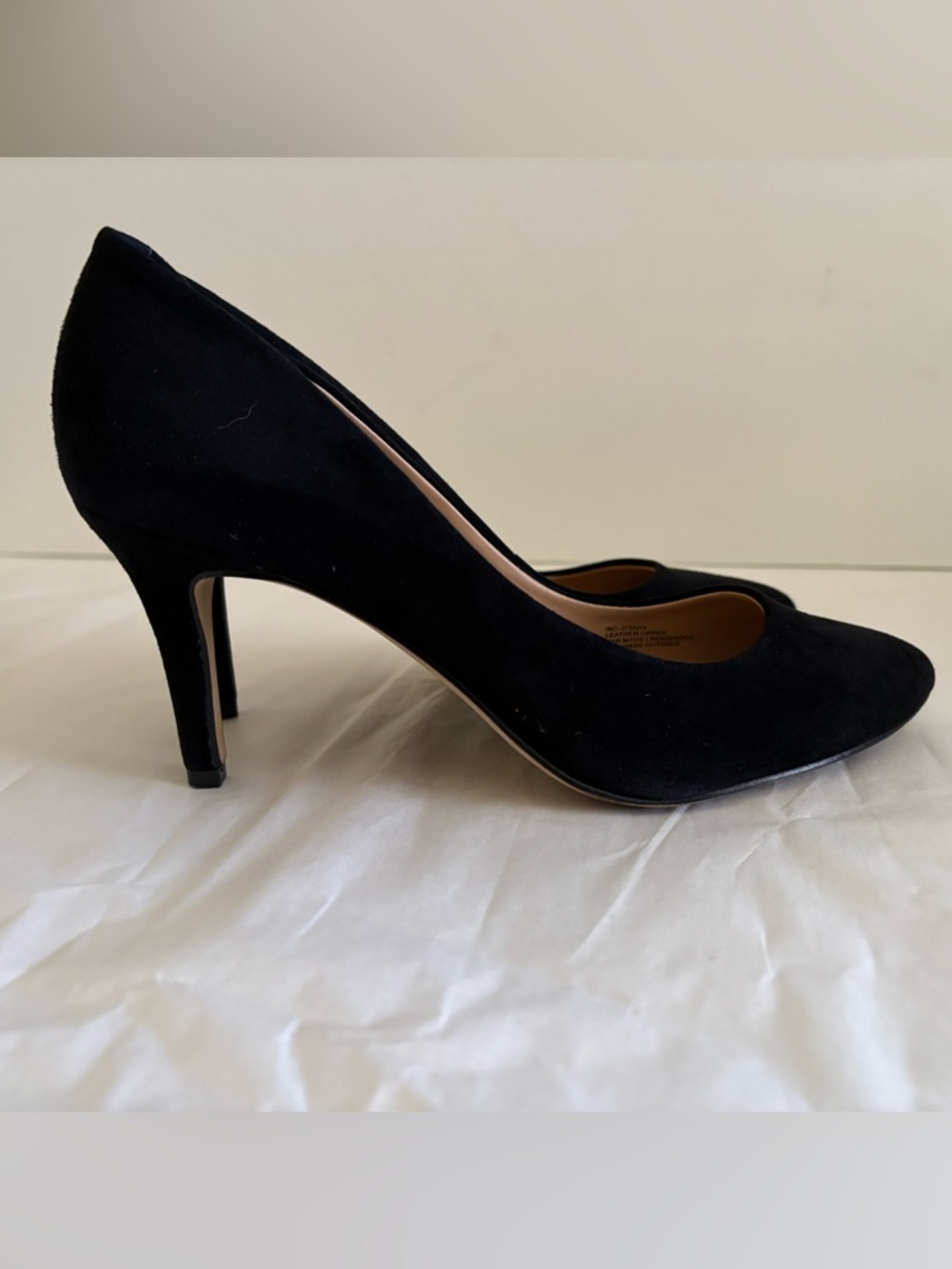I.N.C. International Concepts ZITAH Black Suede Heels